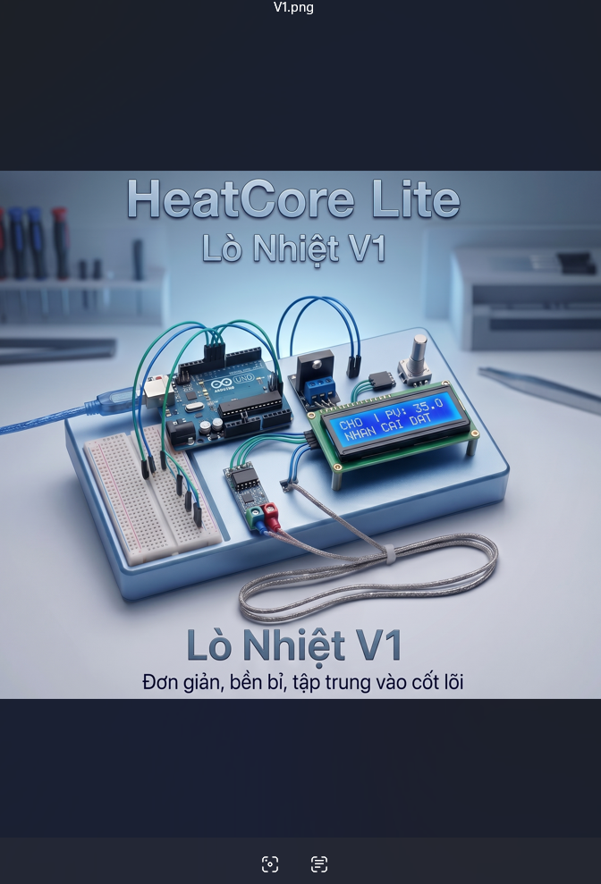 Hệ Thống Điều Khiển Nhiệt Độ HeatCore Lite Version 1