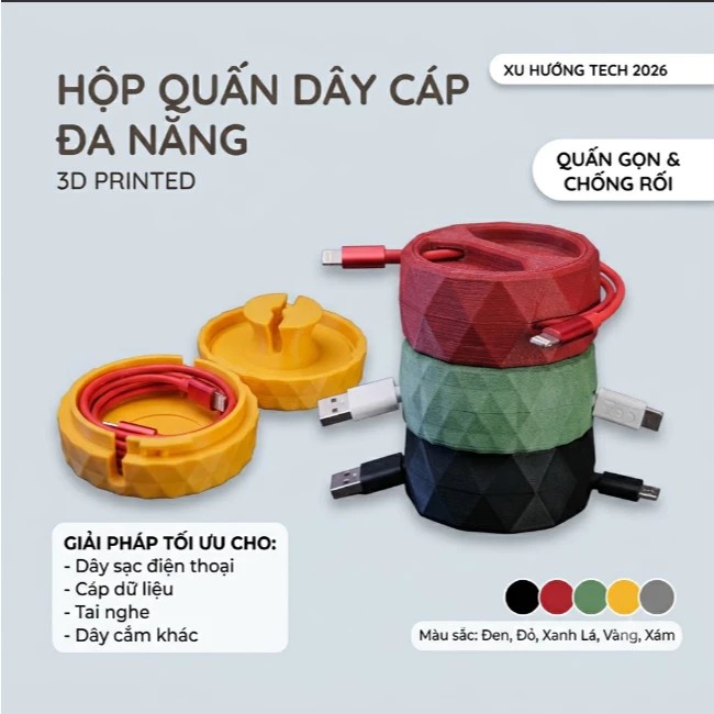 Bộ quấn dây điện có thể thu gọn